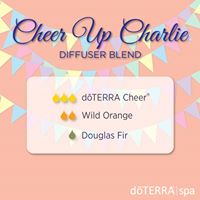 Cheer Up Charlie Diffuser Blend with Cheer, Wild Orange, and Douglas Fir
