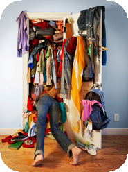 Unser Chaos im Schrank