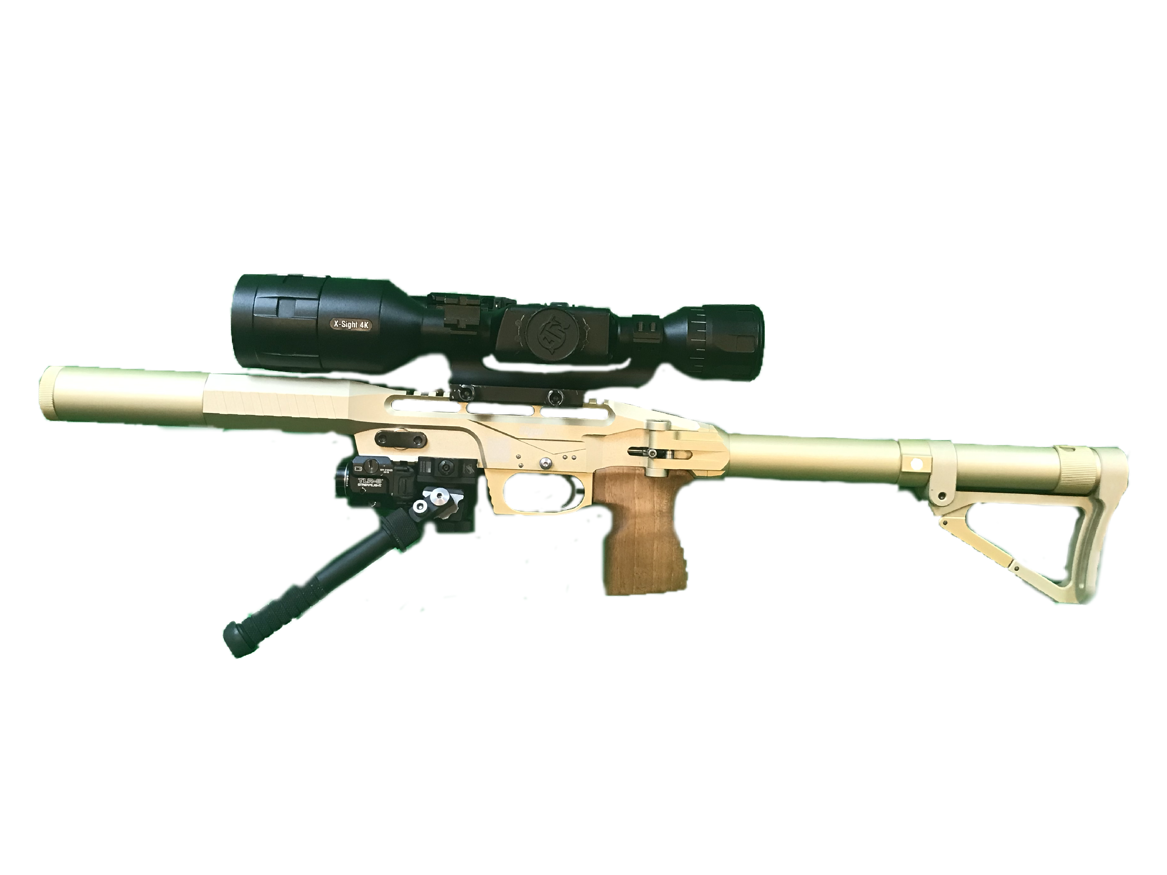 EDgun Leshiy .25, Atlas Bipod, Streamlight TLR1, and ATN X Sight 4K Pro 3-14x