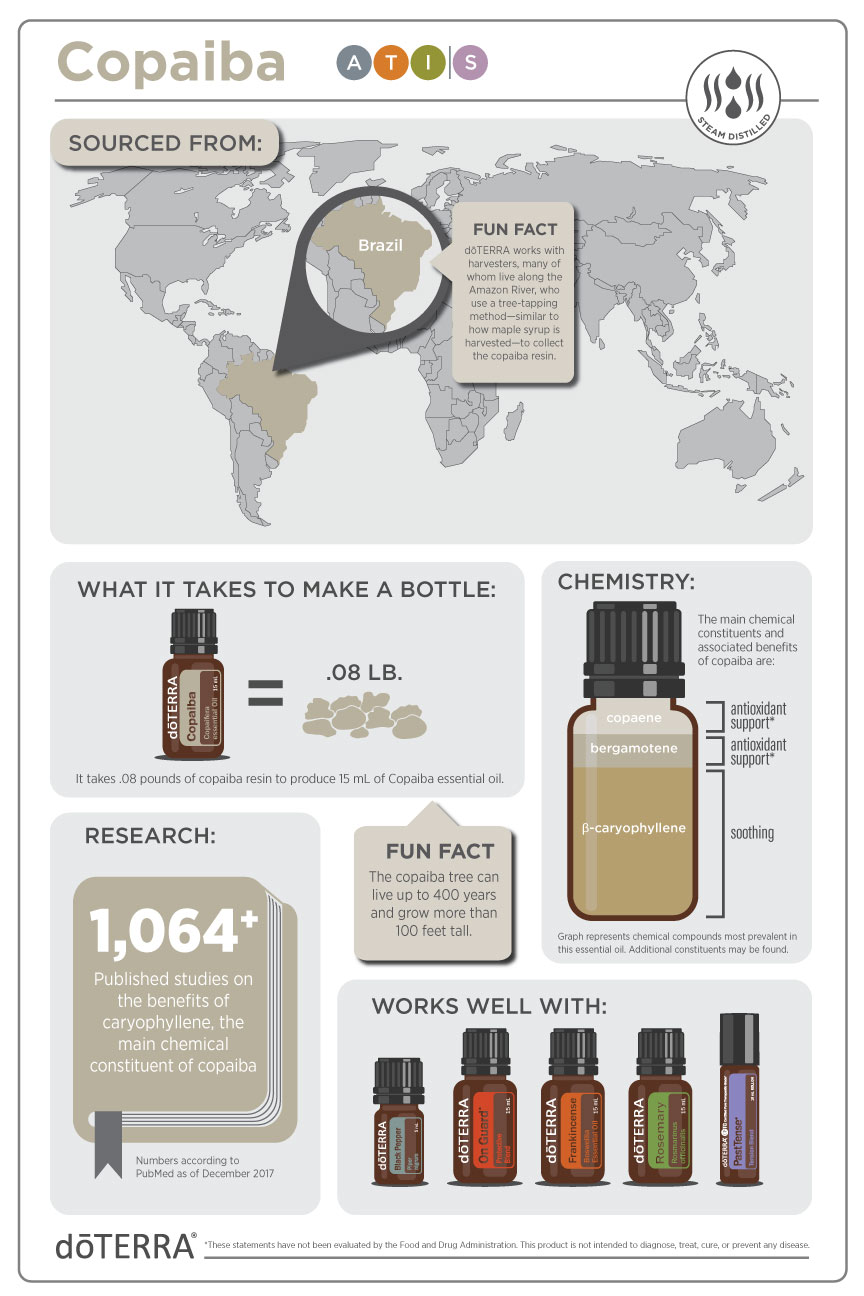 Copaiba essential oil uses and benefits