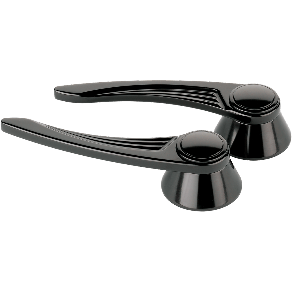Door Handles Ball Milled Black Anodized